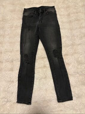 Ksubi Black Distressed Skinny Jeans